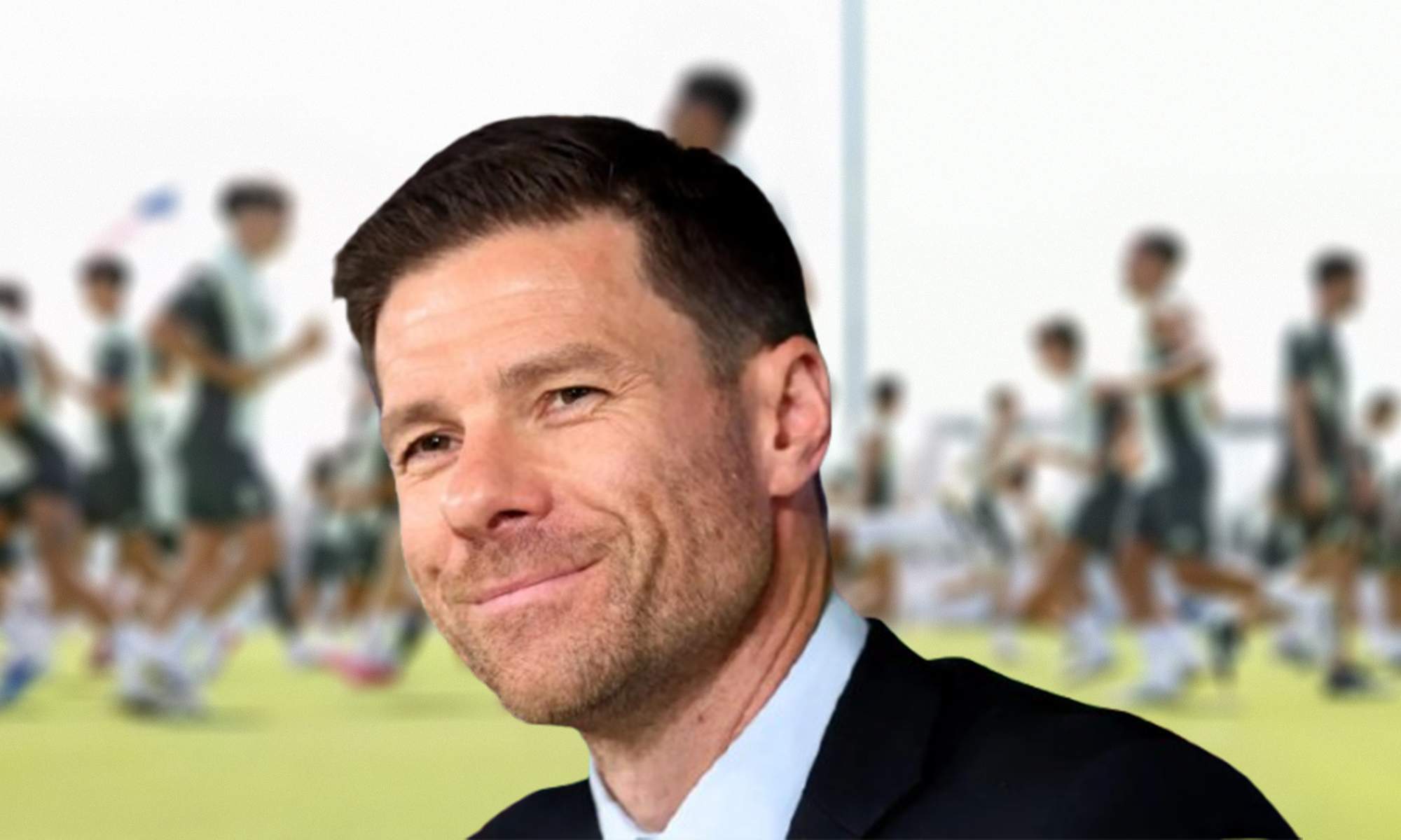 Xabi Alonso y una captura de un entrenamiento del Real Madrid.  Xabi Alonso y una captura de un entrenamiento del Real Madrid.