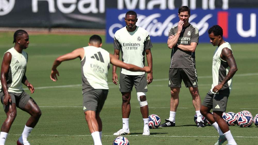 Entrenamiento del Real Madrid