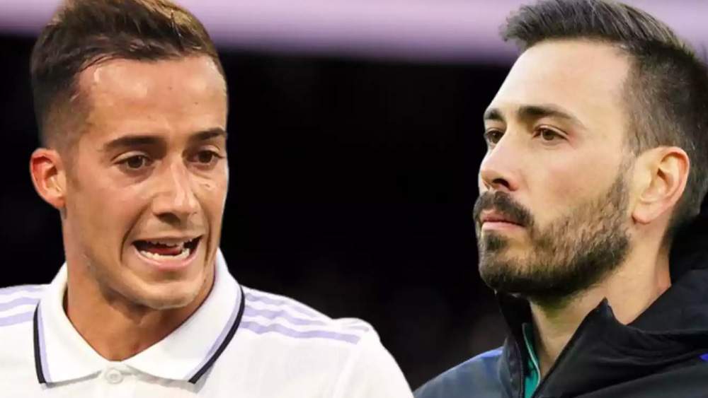Lucas Vázquez y Davide Ancelotti