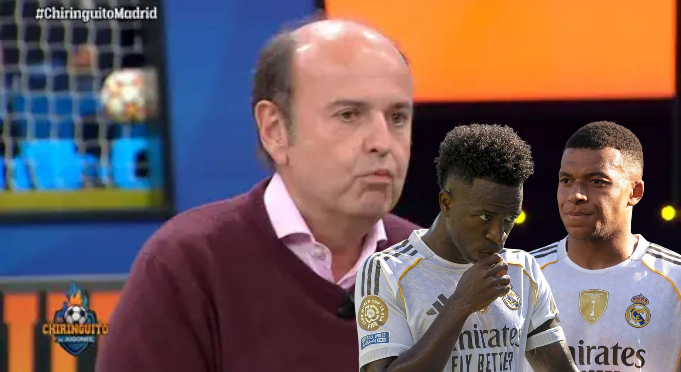Juanma Rodríguez contra Mbappé defendiendo a Vinicius