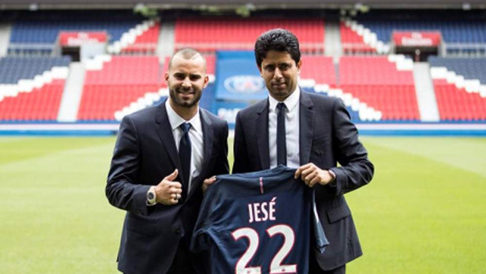 Jesé y Al Khelaifi