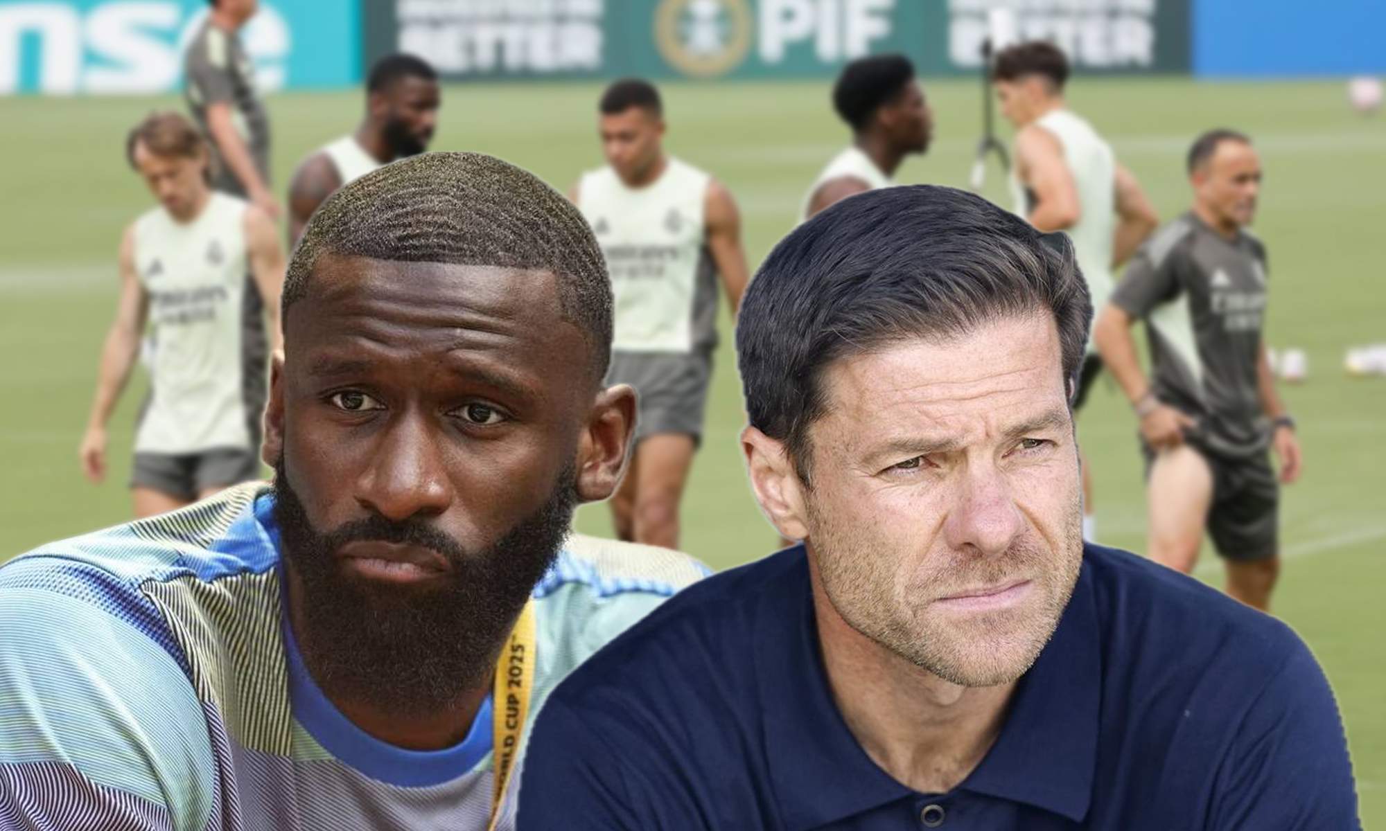 Rudiger ha jugado el Mundial al 60%, Xabi Alonso le dio las gracias por sacrificarse
