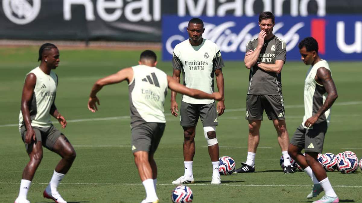 Entrenamiento del Real Madrid