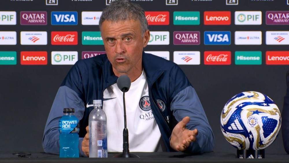 Luis Enrique en rueda de prensa