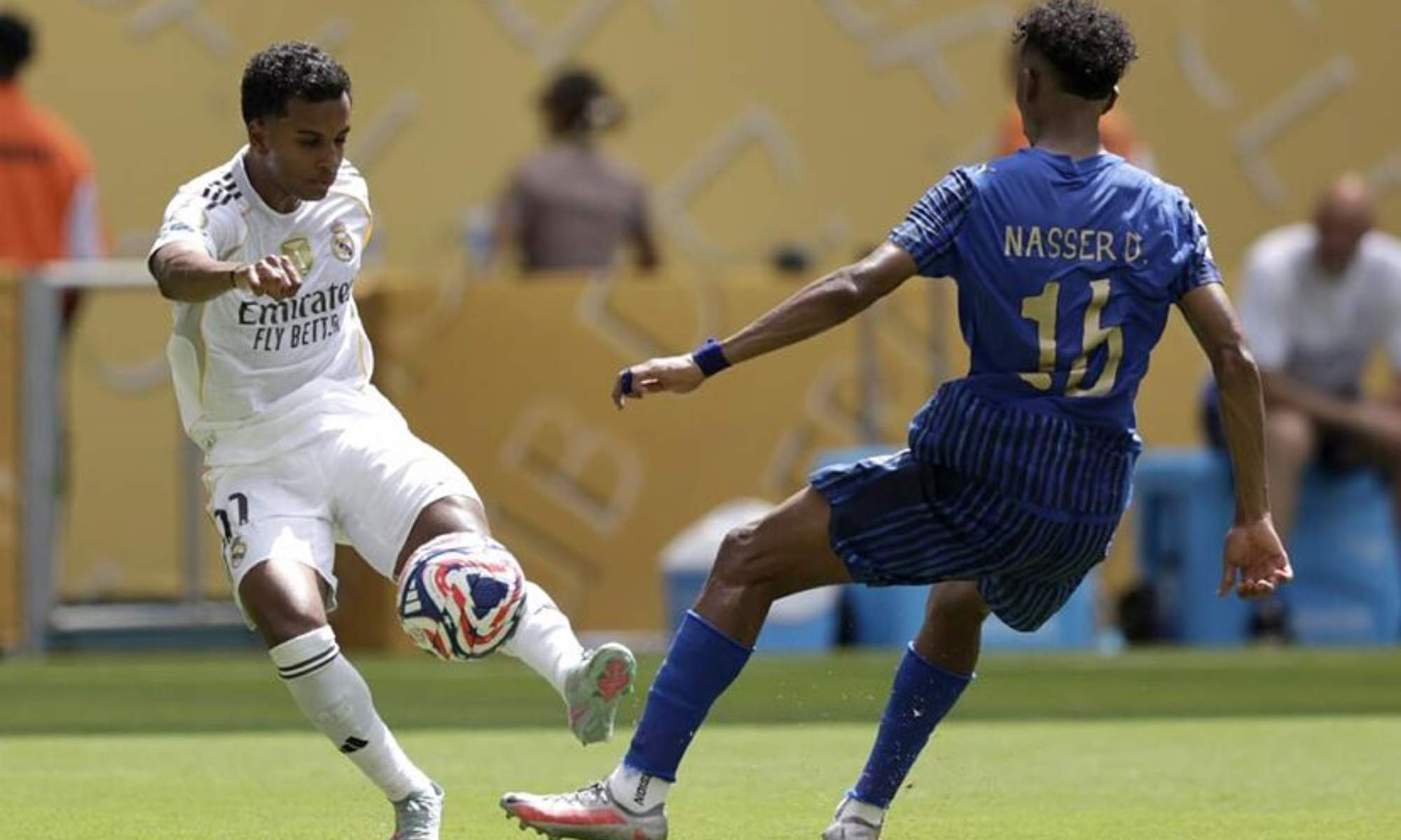 Rodrygo Goes, en el primer partido del Mundial de Clubes frente al Al-Hilal.