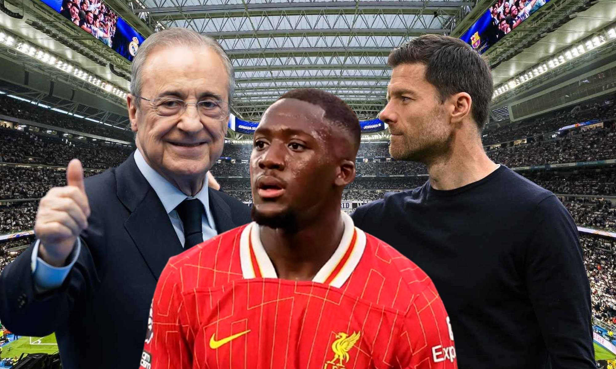 Florentino, Xabi Alonso y Konaté
