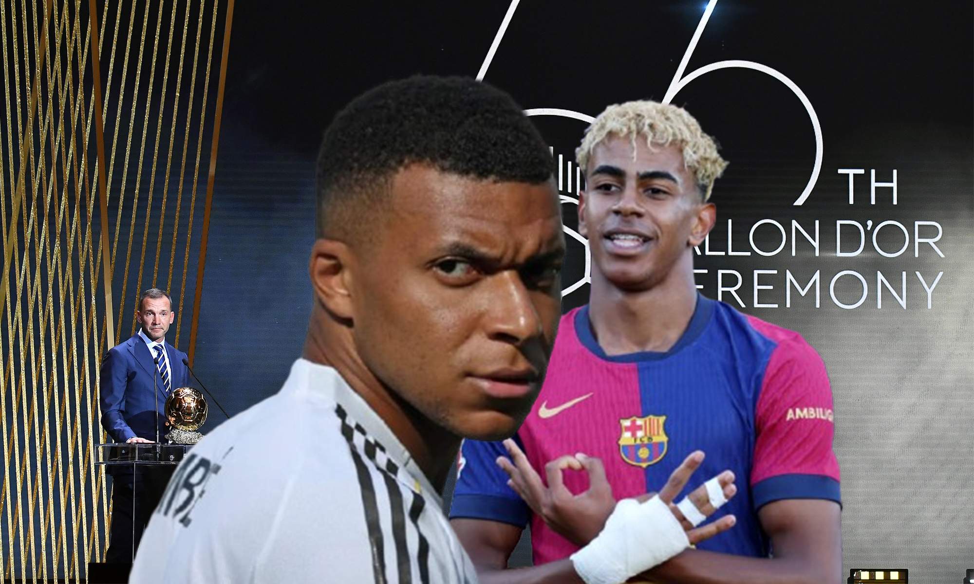 Kylian Mbappé, Lamine Yamal y una gala del Balón de Oro.
