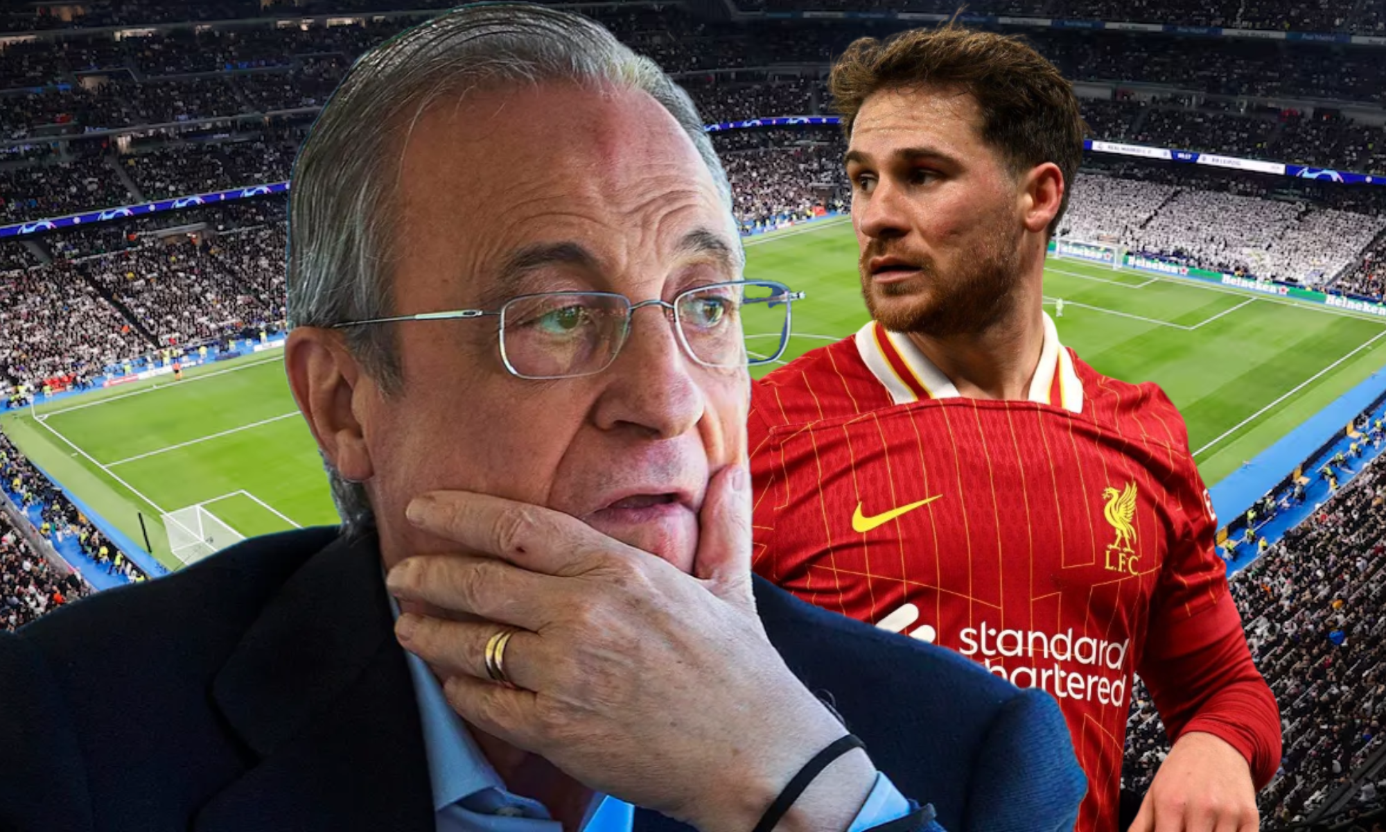 El Real Madrid sigue sopesando desde la distancia el posible fichaje de Alexis Mac Allister