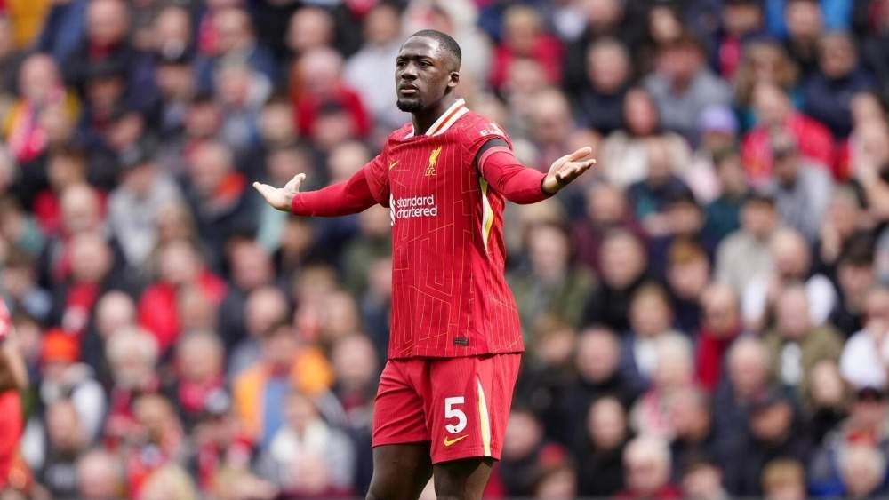 Konaté con el Liverpool Konaté con el Liverpool