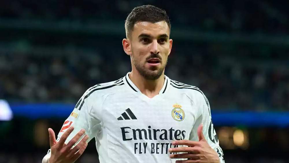 Dani Ceballos con el Real Madrid
