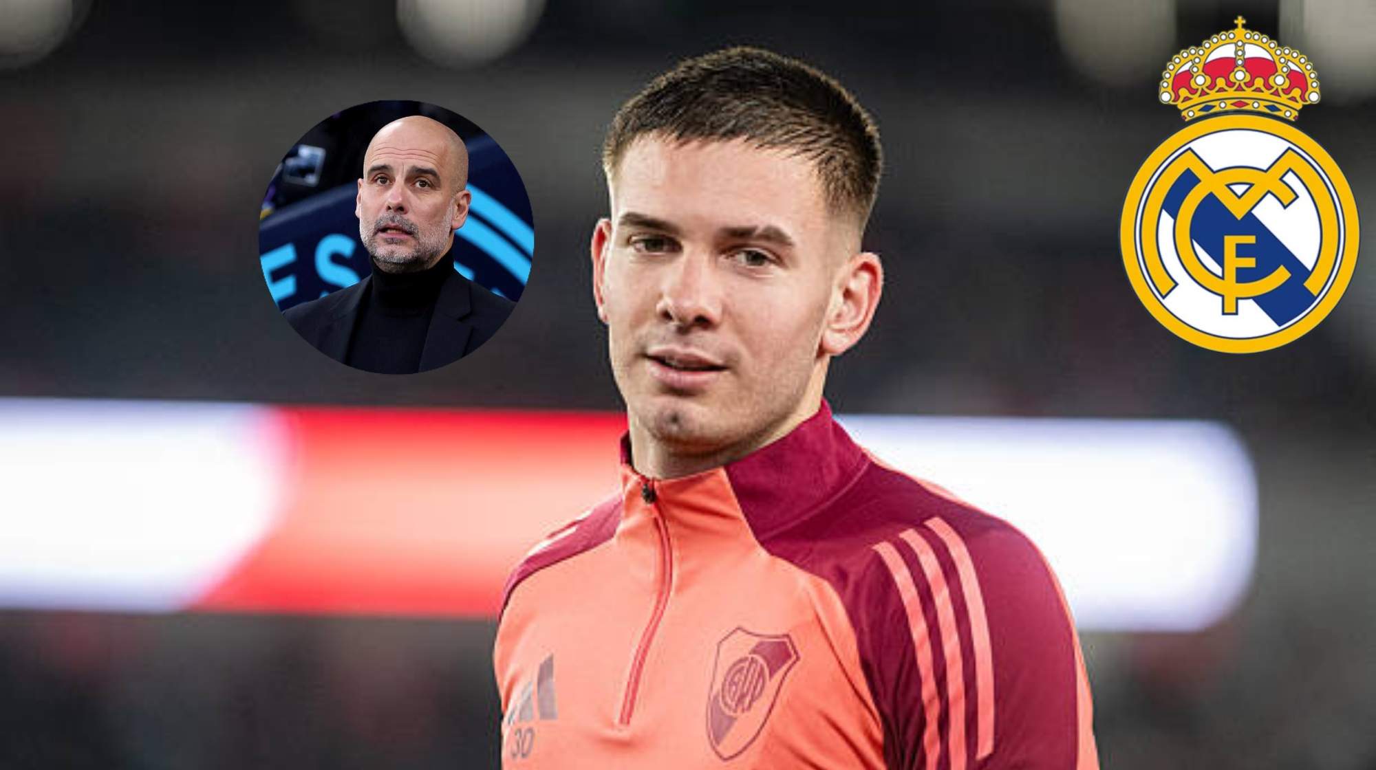 Mastantuono dejó dardos al Manchester City de Guardiola. 