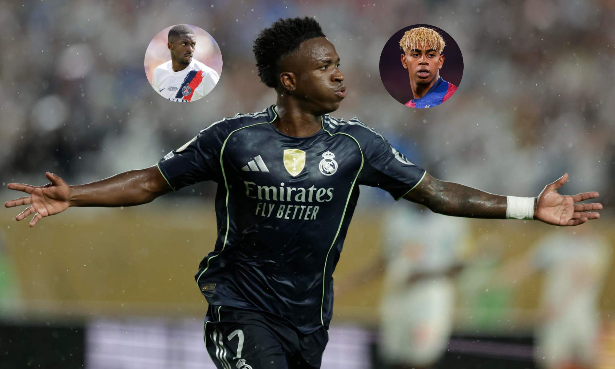 Este dato habla maravillas de Vinicius Junior y deja en mal lugar a Lamine Yamal y Dembélé