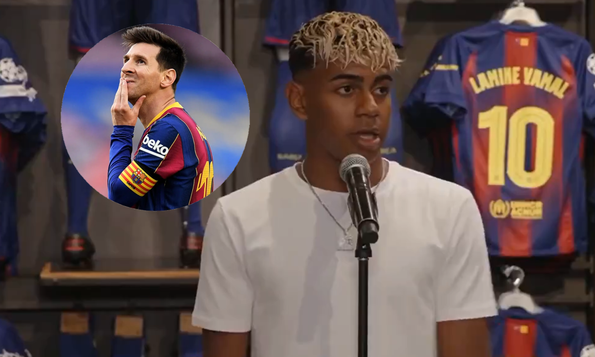 Lamine Yamal sentencia las comparaciones con Messi después de su cambio de dorsal