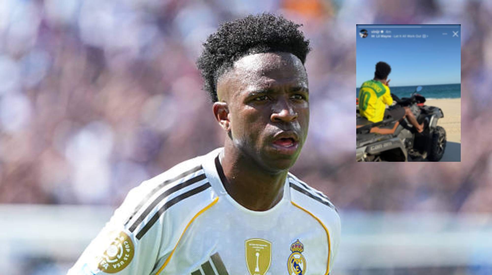 Inesperada respuesta de Vinicius en plena ola de rumores.