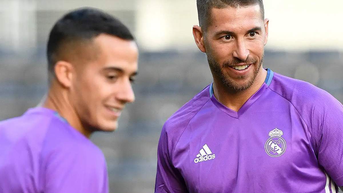 Lucas Vázquez y Sergio Ramos