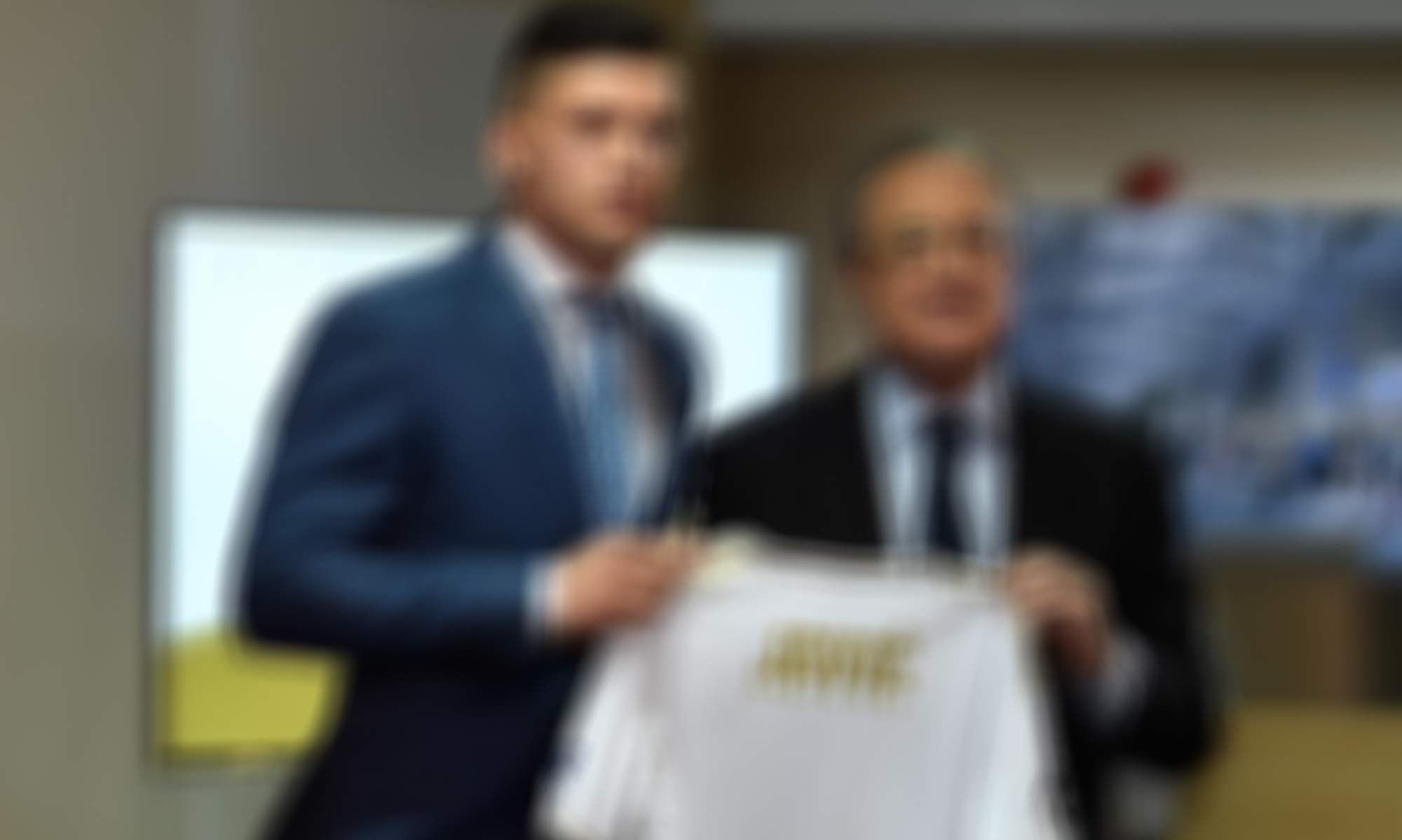 Florentino y Jovic. Real Madrid