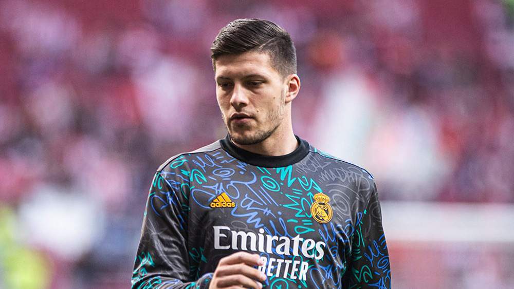 Jovic con el Real Madrid Jovic con el Real Madrid