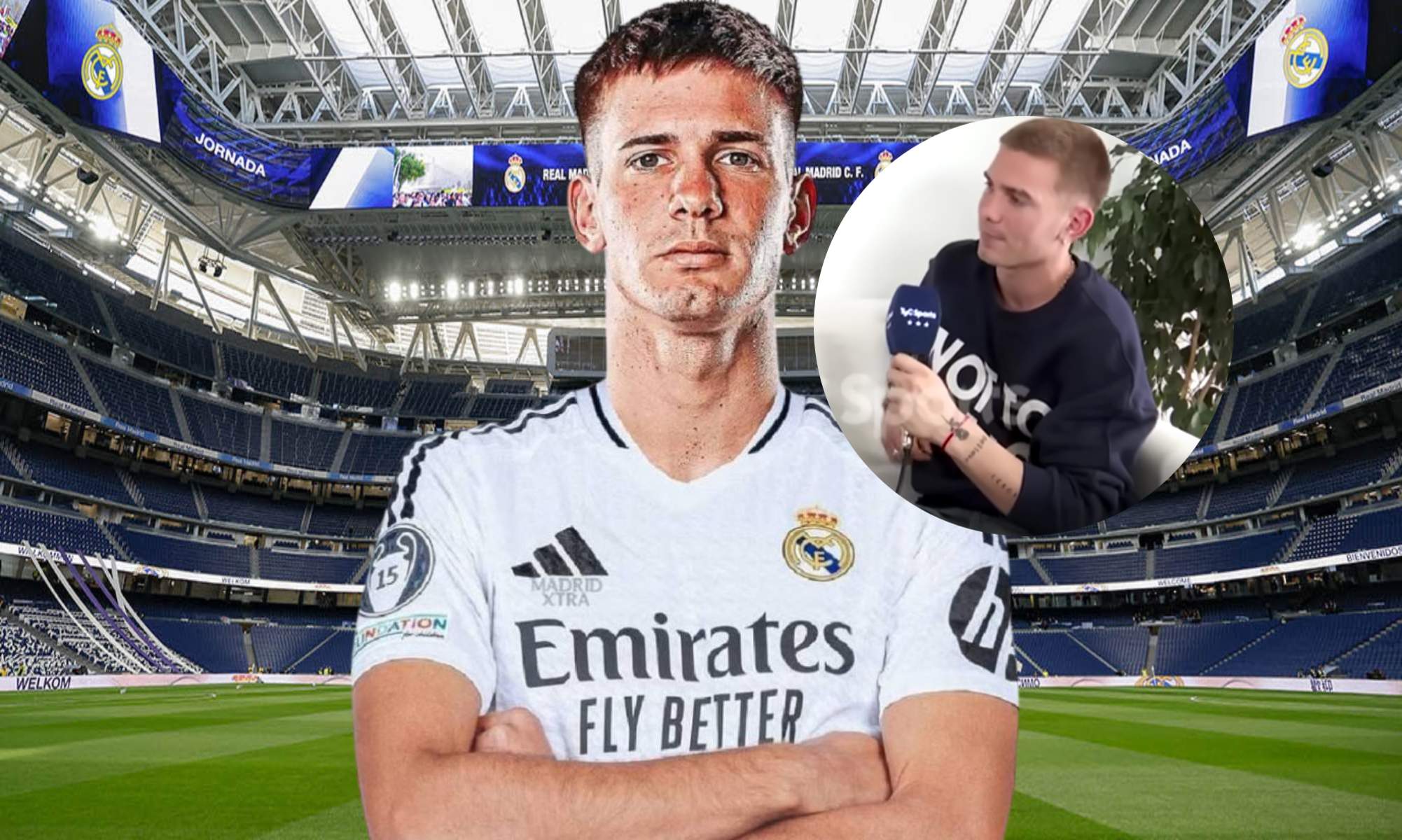 Mastantuono confiesa con quién habló del Real Madrid