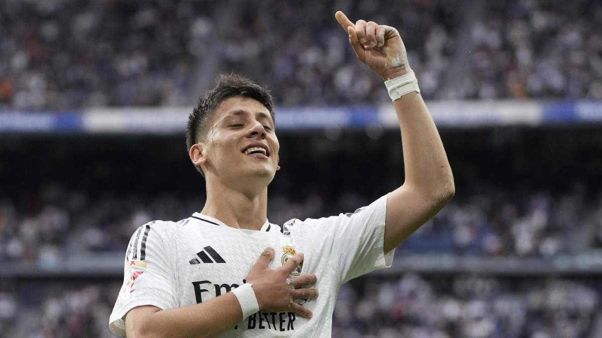 arda guler celebracion gol realmadrid arda guler celebracion gol realmadrid
