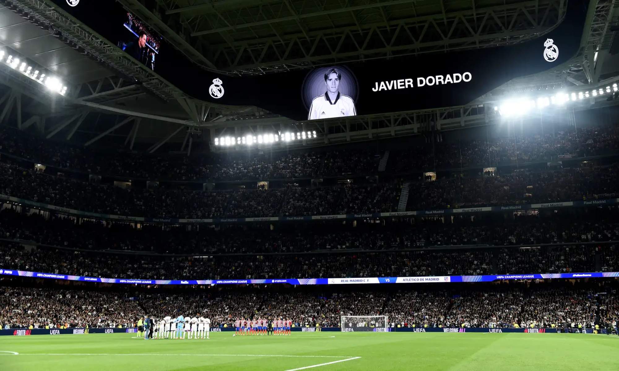 El estadio Santiago Bernabéu, en un partido de la pasada edición de la Champions ante el Atlético de Madrid.