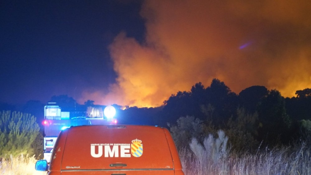 incendio mentrida madrid fuego