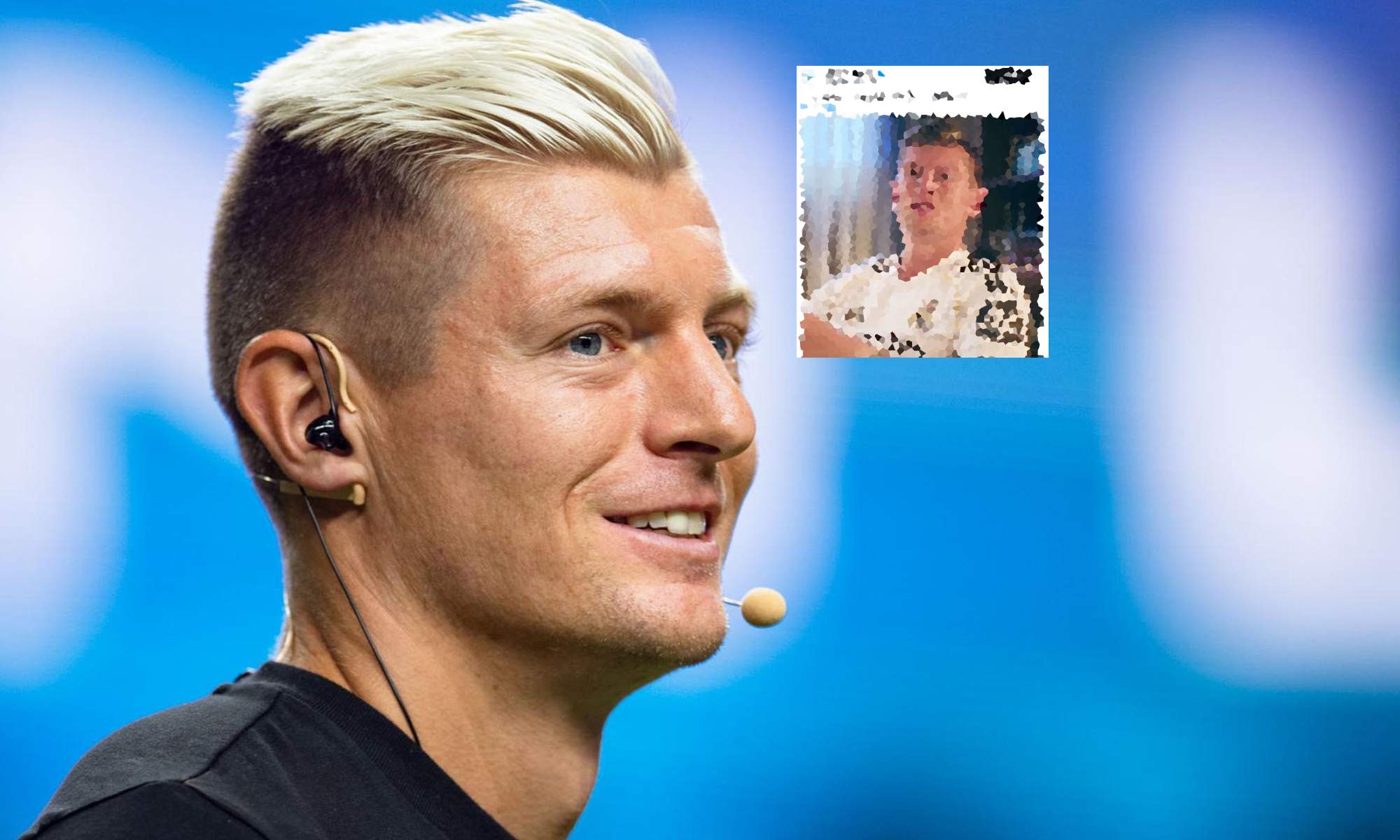 Toni Kroos con la nueva camiseta del Real Madrid.