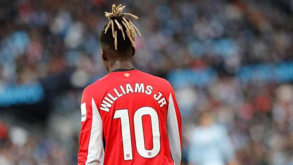 Nico Williams con el Atheltic Club Nico Williams con el Atheltic Club