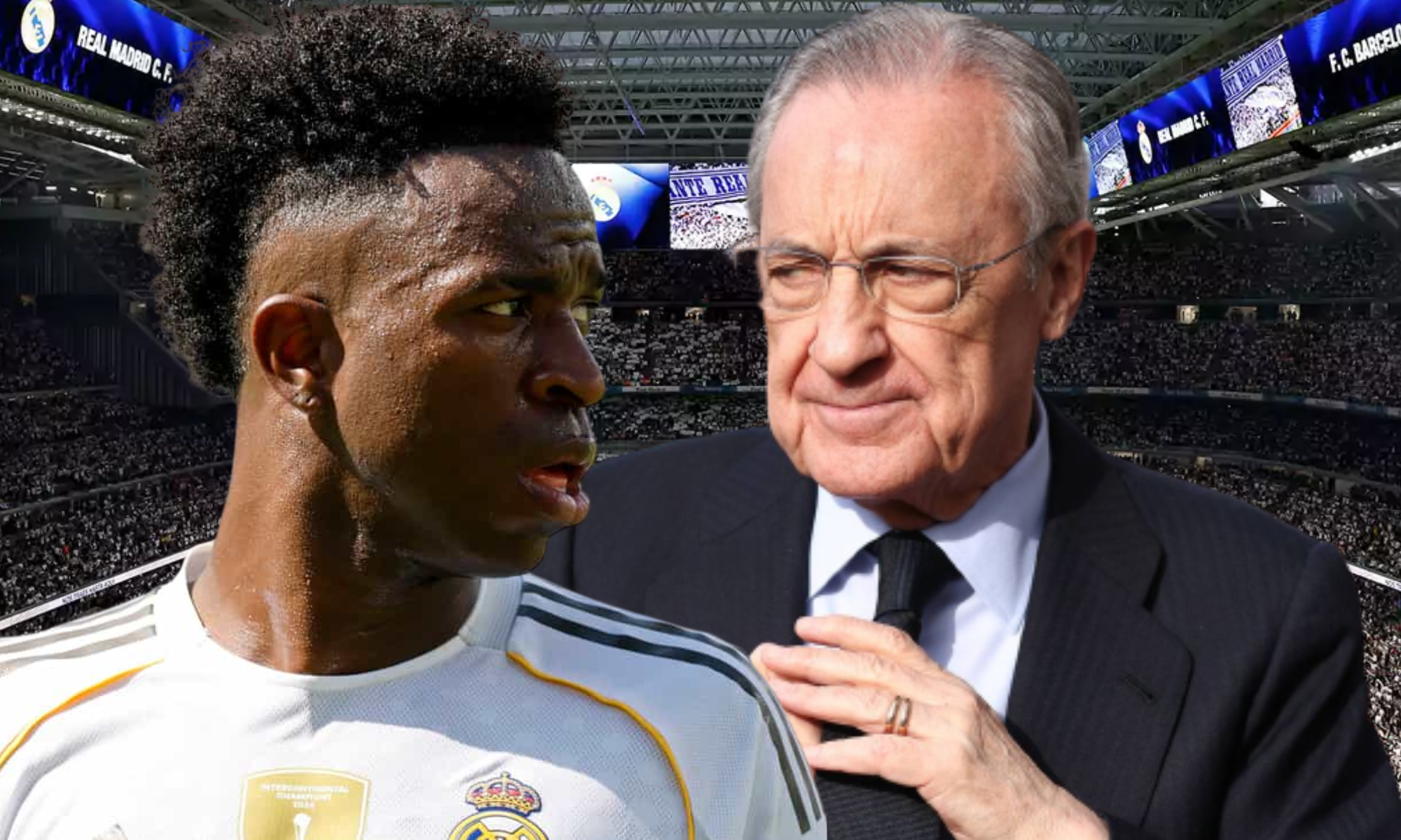 Florentino Pérez ya sabe qué jugador reemplazaría a Vinícius en el Real Madrid