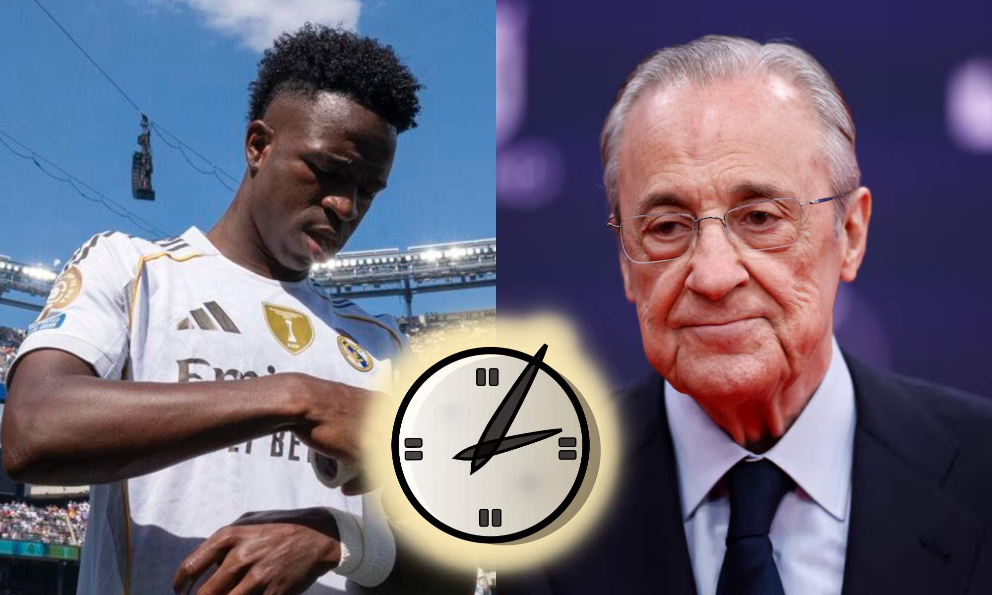 La renovación de Vinicius por el Real Madrid está paralizada y Florentino Pérez trabaja sin prisa, pero sin pausa.