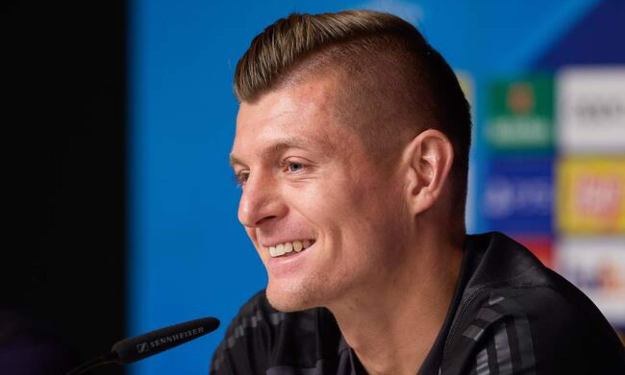 Toni Kroos, durante una comparecencia ante la prensa en la previa de un partido de Champions con el Real Madrid.