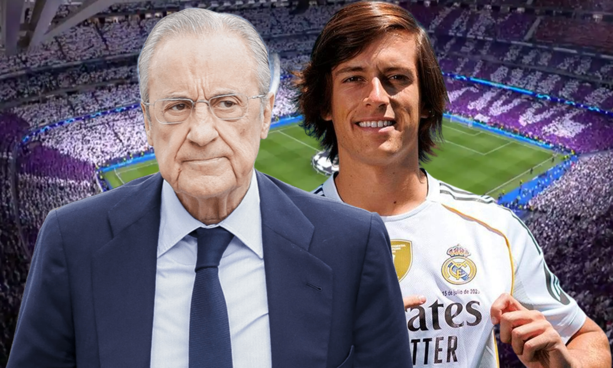 Florentino Pérez aspira a ampliar el primer equipo con un fichaje después de Álvaro Carreras