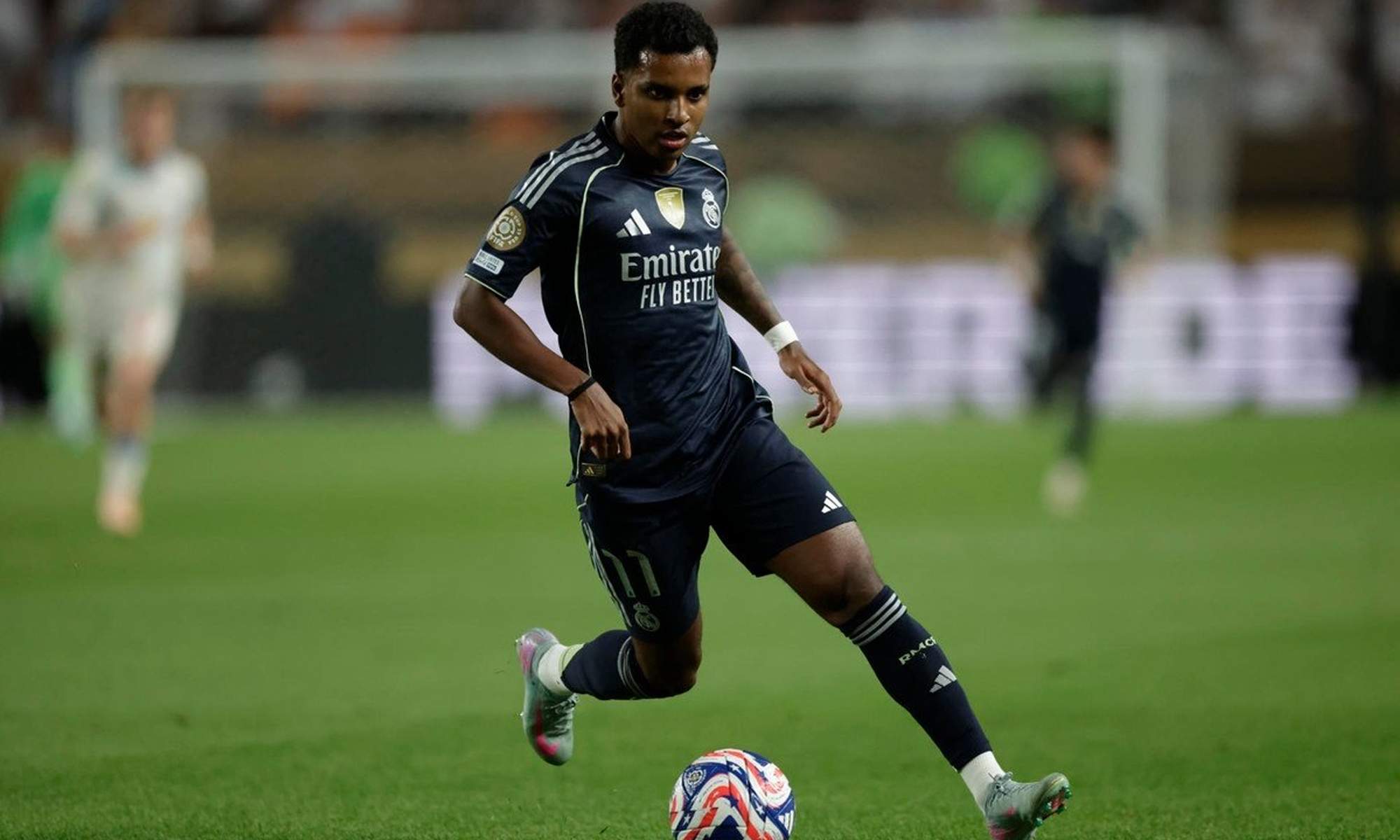 Rodrygo Goes jugando el Mundial de Clubes con el Real Madrid. 