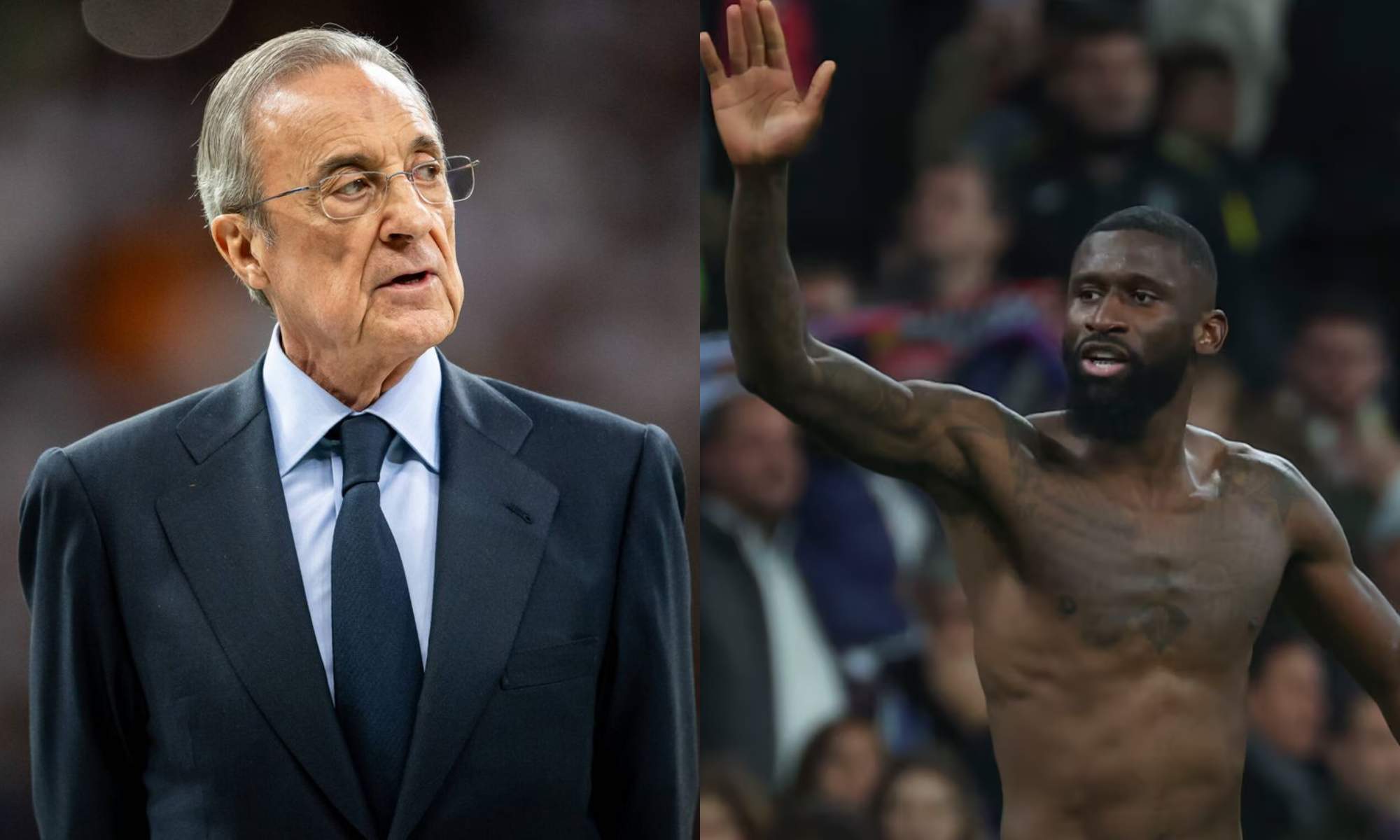 Florentino Pérez podría haber tomado una decisión respecto a una posible renovación de Antonio Rüdiger con el Real Madrid.