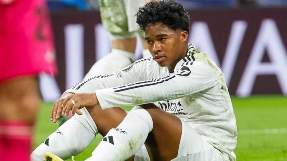 Endrick con el Real Madrid