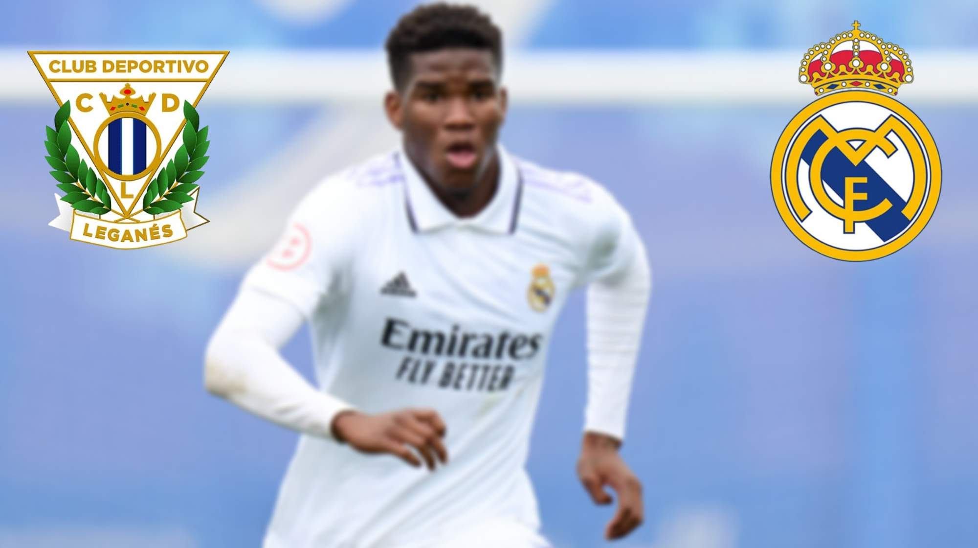 Leganés anuncia que ficha por el Real Madrid. 