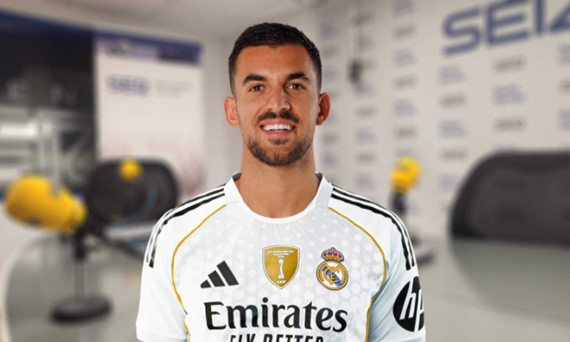 Dani Ceballos y un estudio de La SER.