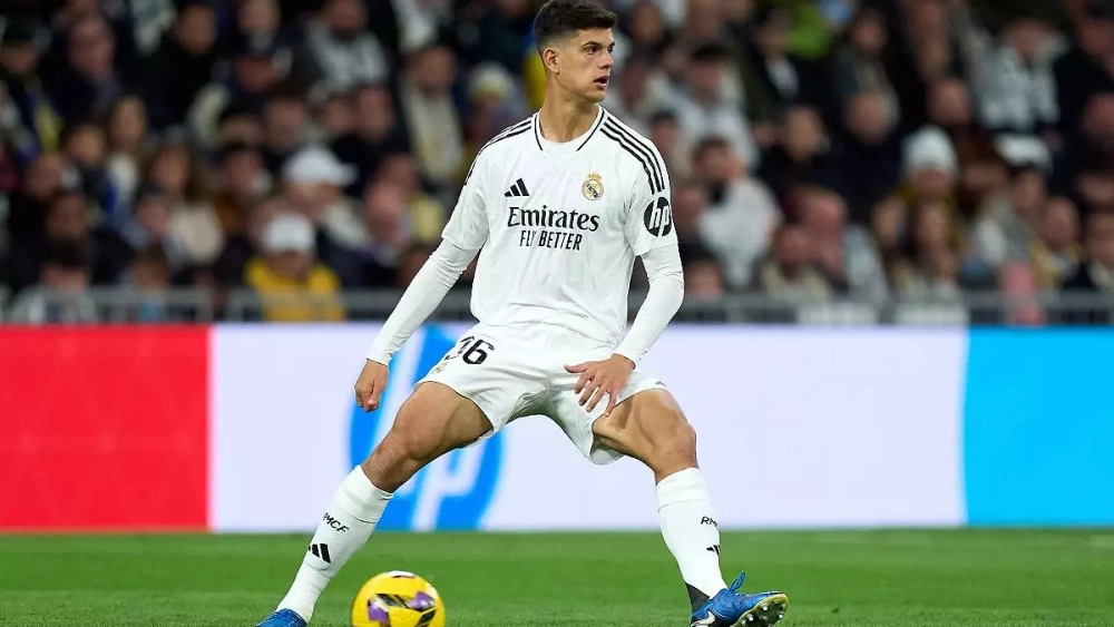 Chema Andrés jugando un partido con el Real Madrid. Chema Andrés jugando un partido con el Real Madrid.