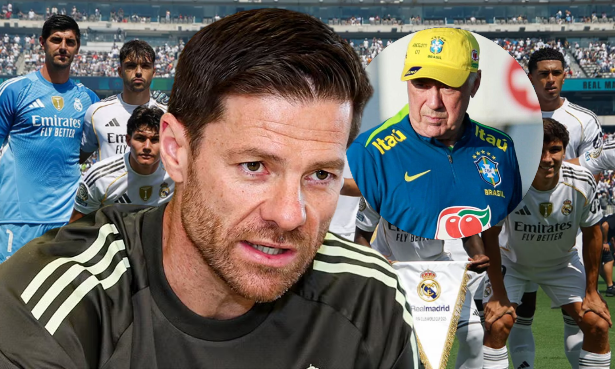 Xabi Alonso sorprendido por la irrupción de Carlo Ancelotti en el futuro de este jugador