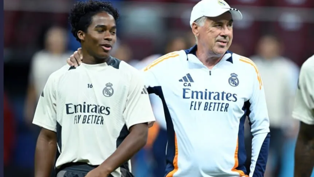endrick carlo ancelotti madrid