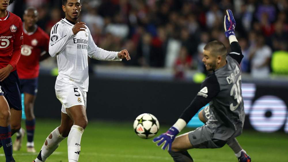 Lucas Chevalier vs Real Madrid