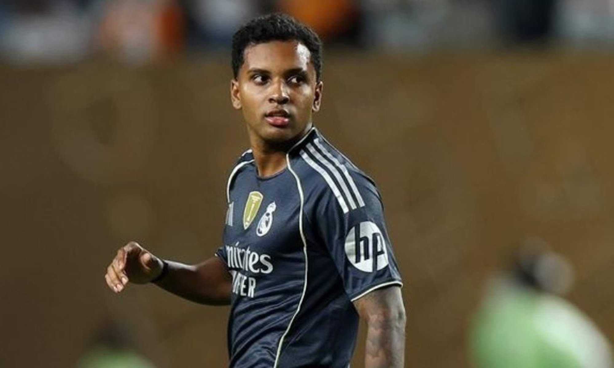 Rodrygo Goes jugando con el Real Madrid en el Mundial.