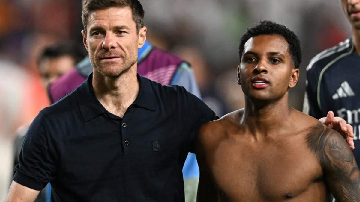 Xabi Alonso y Rodrygo Goes