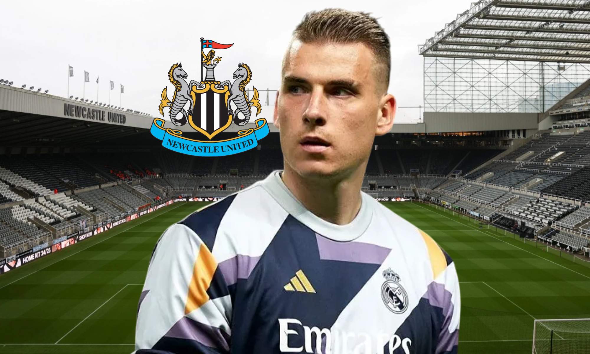 El Newcastle se ha interesado en la situación de Andriy Lunin