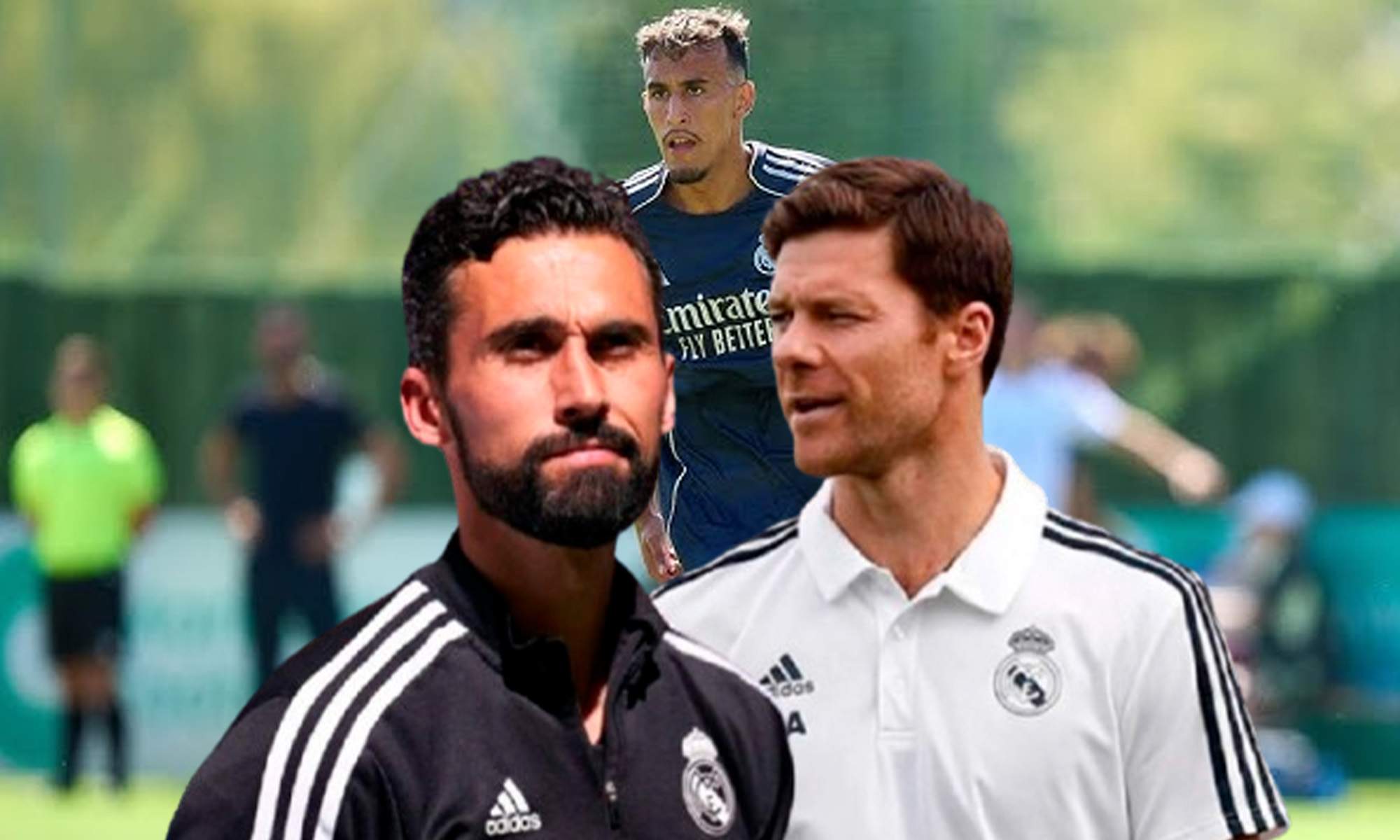 Xabi Alonso, Arbeloa y Rachad Fettal