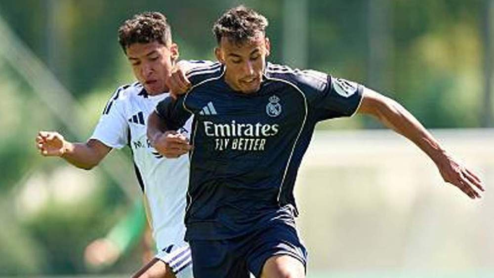 Rachad Fettal jugando con el Castilla