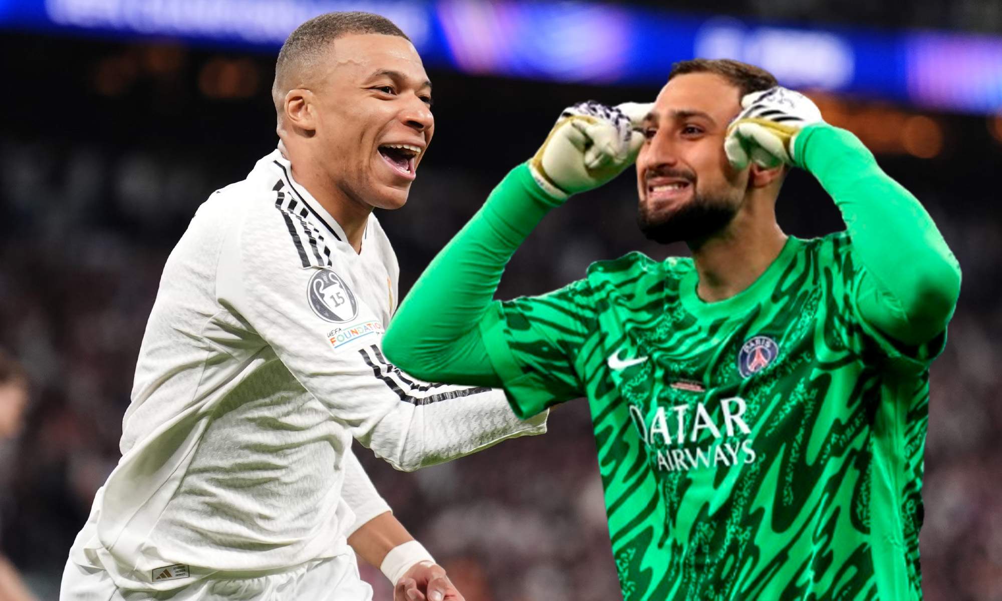 Mbappé y Donnarumma