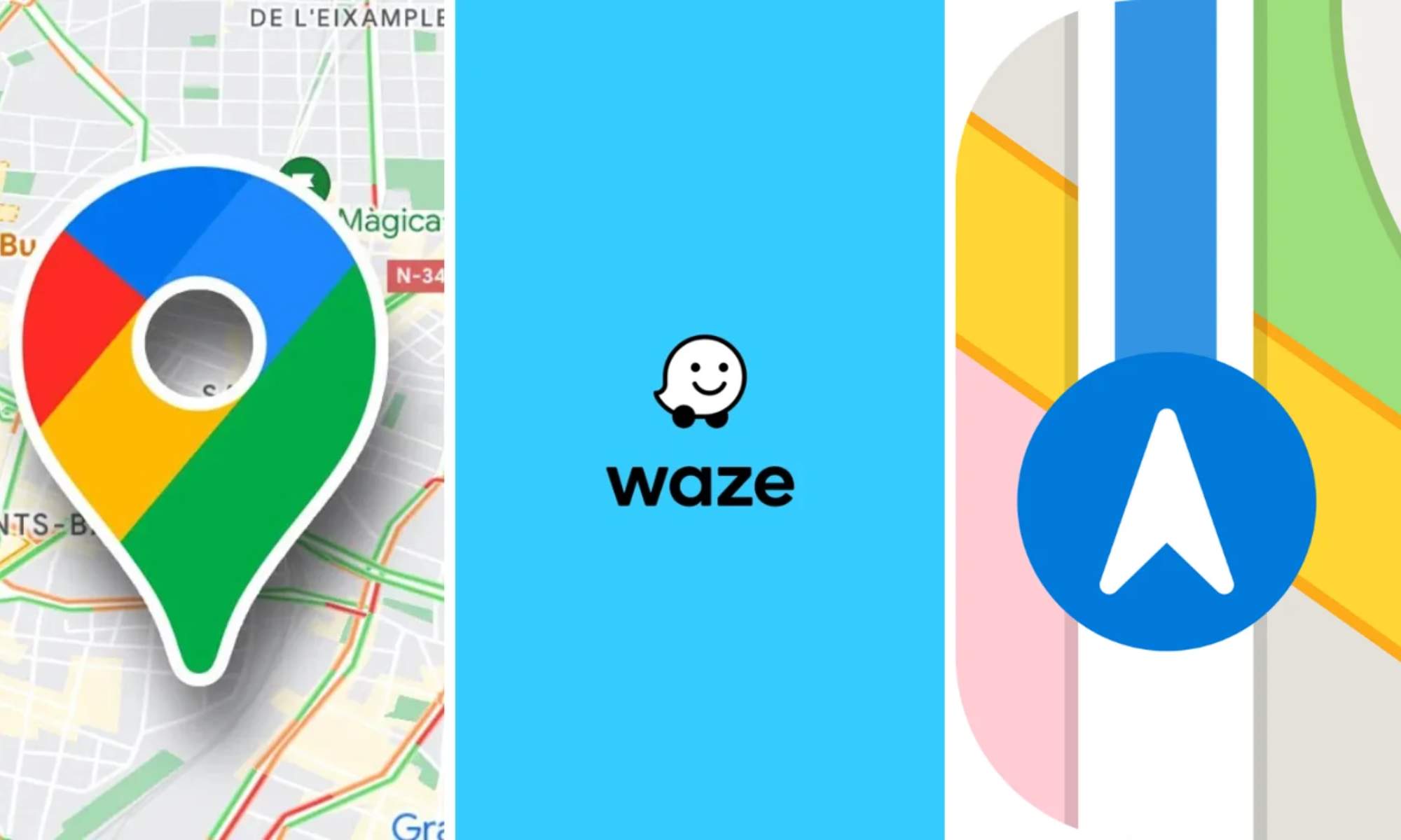 Un estudio ha desvelado qué aplicación, de entre las GPS que más usamos (Google, Wze y Apple), es la mejor.