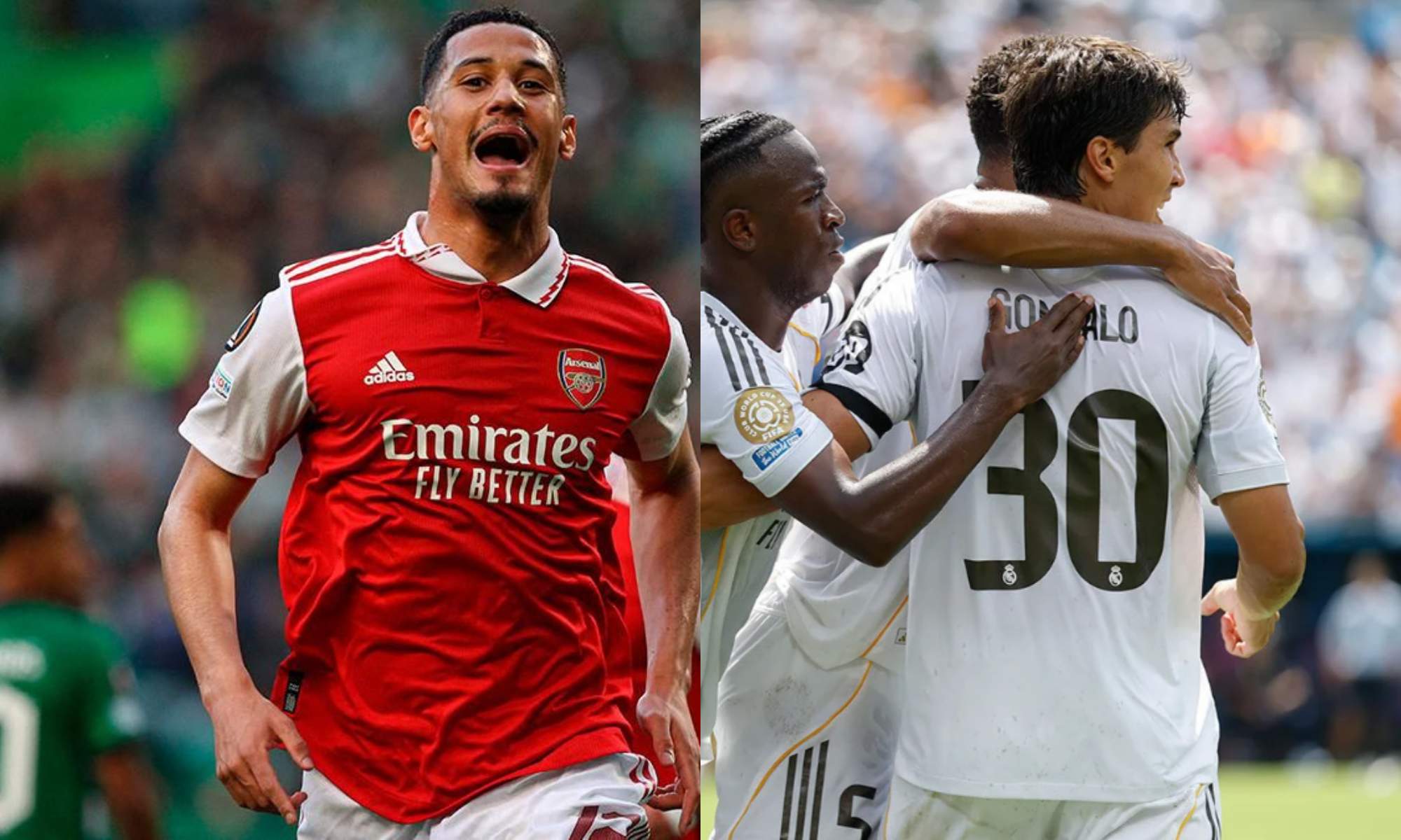 Aseguran que el Real Madrid metería a estos dos jugadores en una operación por Saliba: bombazo