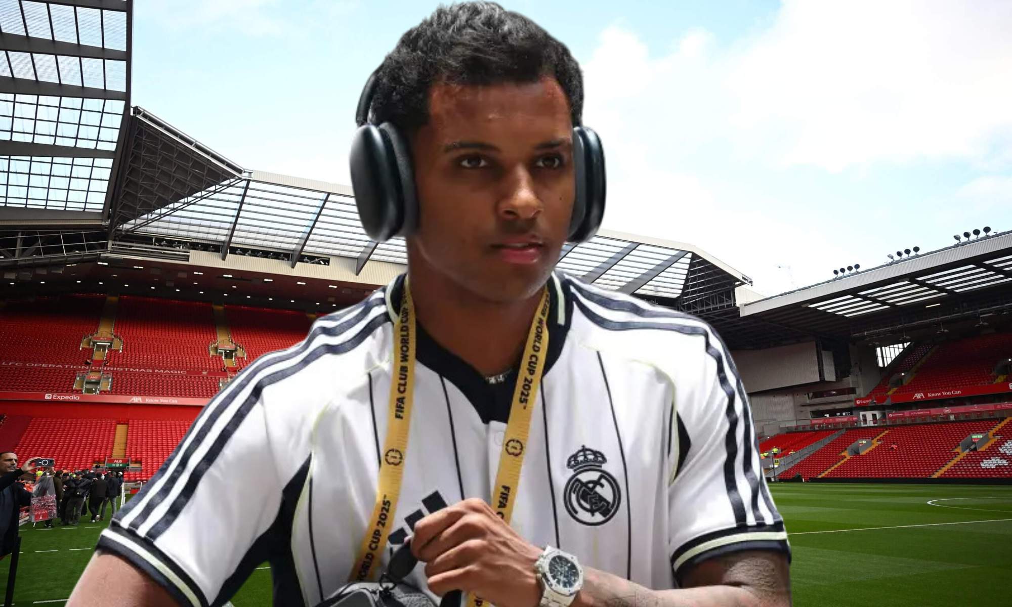 Rodrygo Goes se empieza a alejar de Anfield