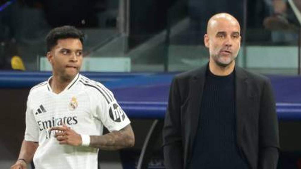 Guardiola y Rodrygo